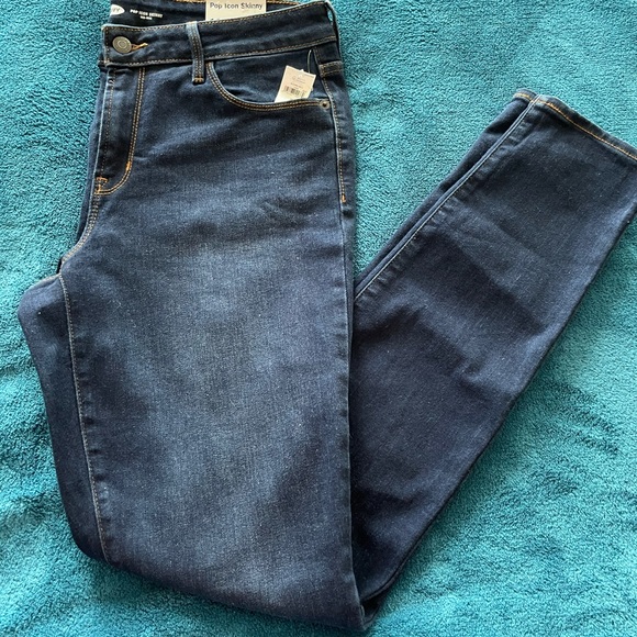 Old Navy Dark Wash Pop Icon Skinny Jean, Size 10L - Picture 3 of 7